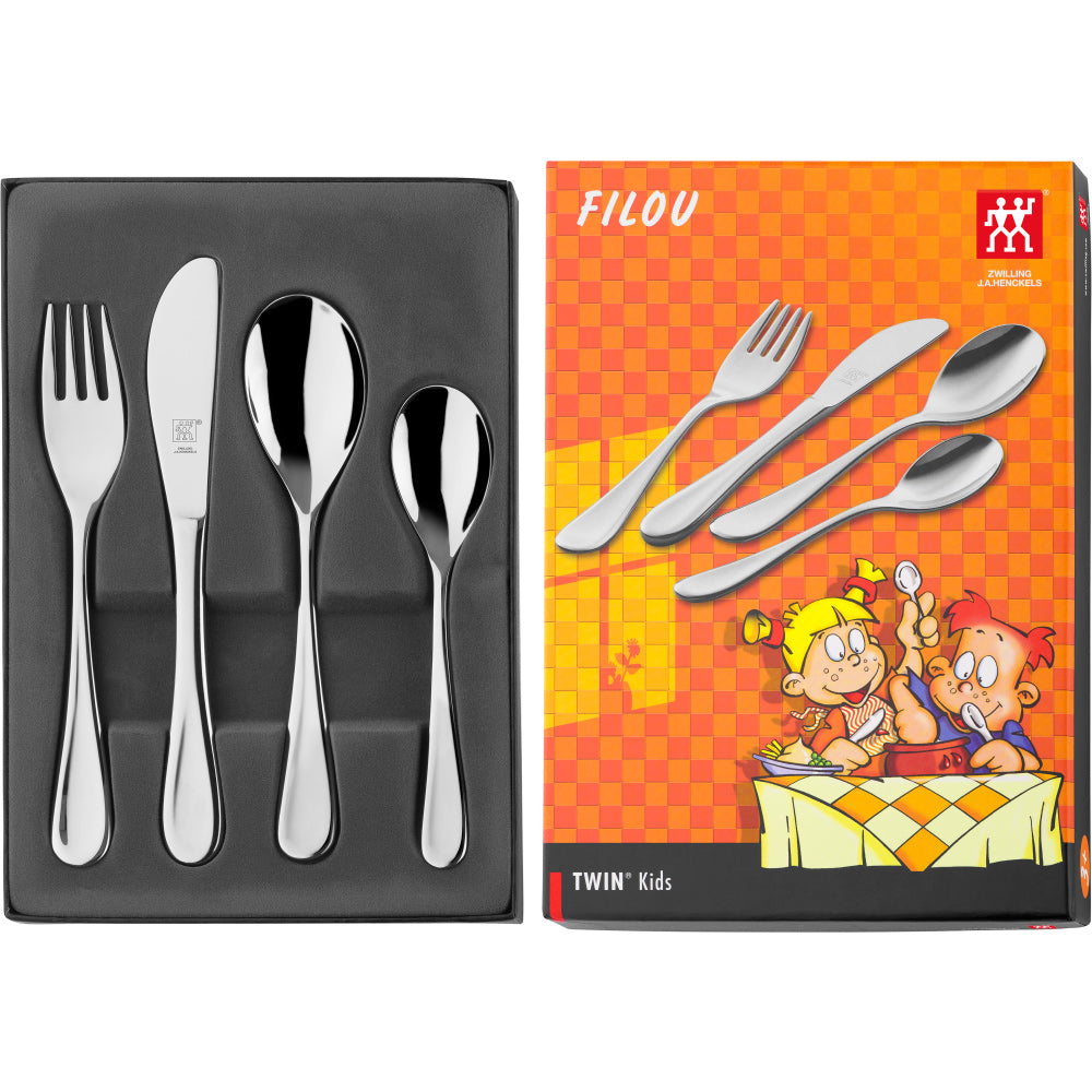 Zwilling Filou 4 Piece Kids Flatware Set