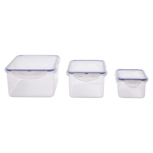 Lock & Lock Classic 3 Piece Rectangular Container Set