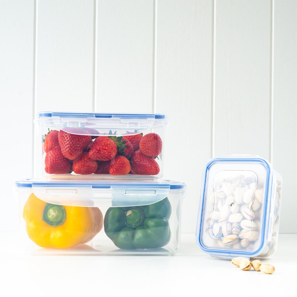 Lock & Lock Classic 3 Piece Rectangular Container Set