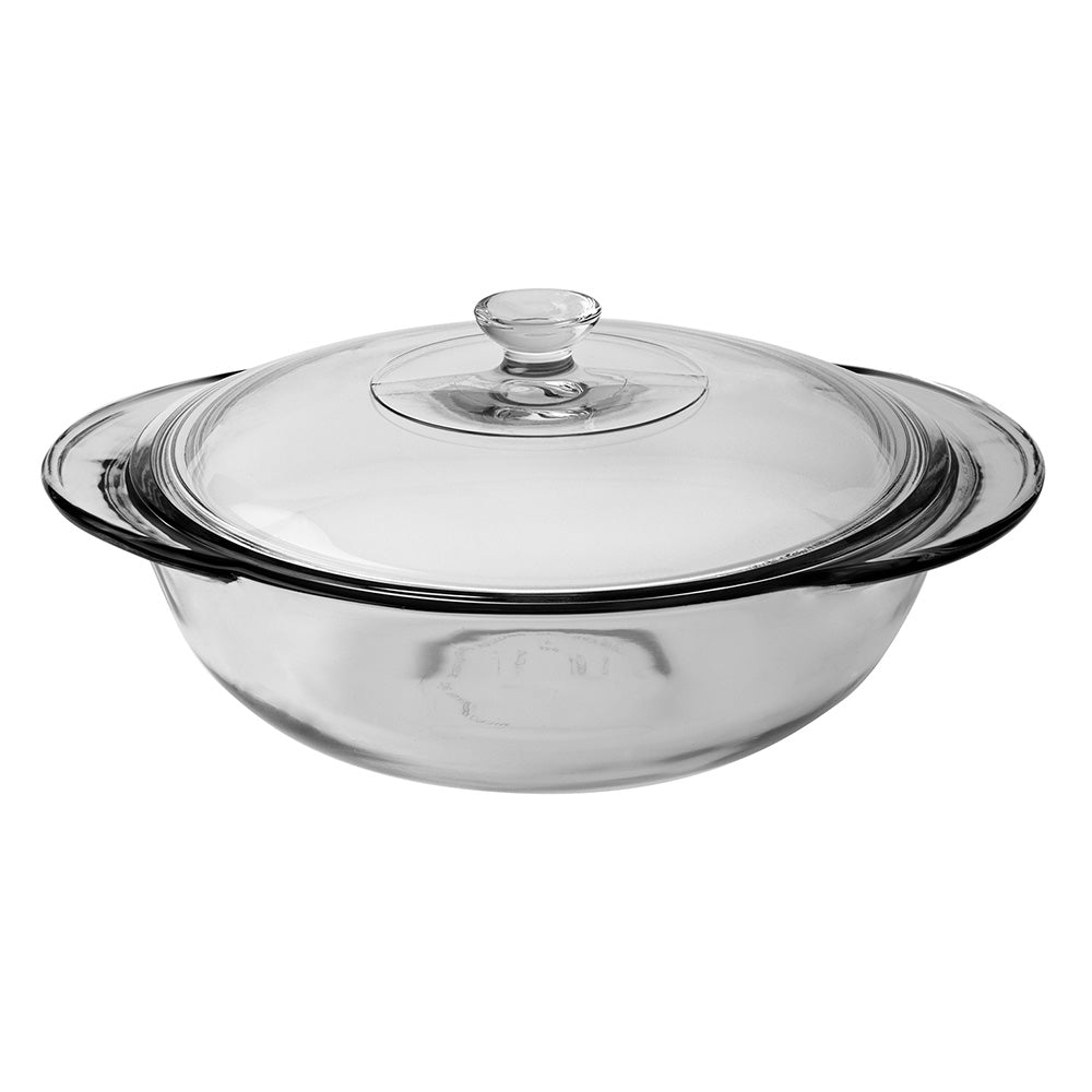 Anchor Hocking Fire-King Round Casserole 2L