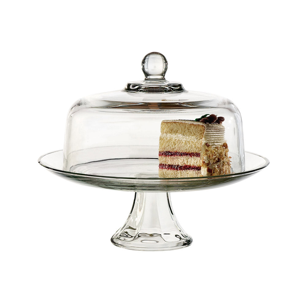 Anchor Hocking Presence Set of 2 Cake Stand