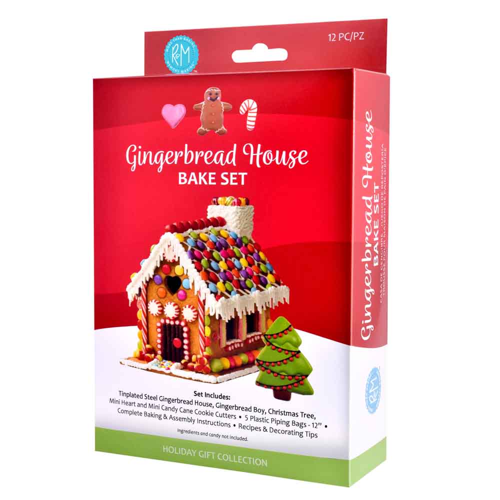 R&M 7 Piece Gingerbread House Bake Set