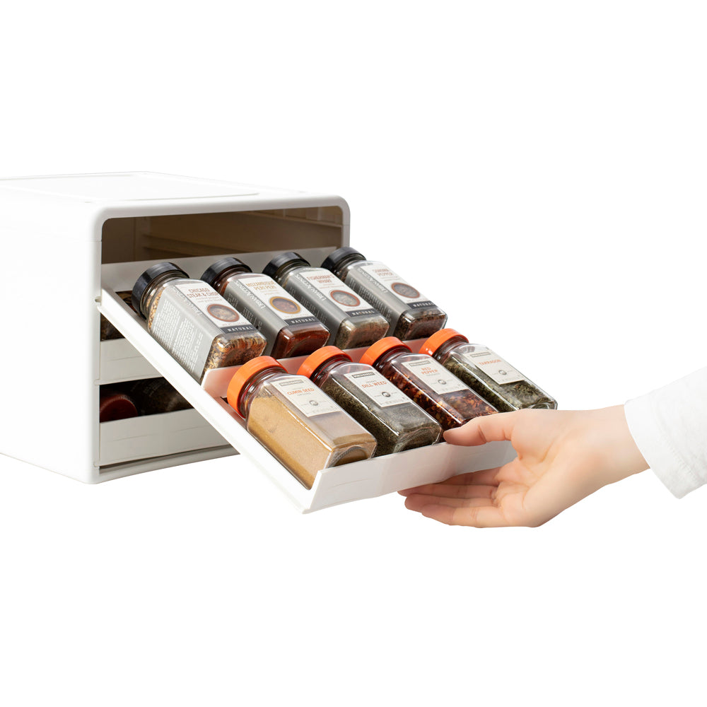 YouCopia SpiceStack 24 Spice Bottle Organiser With 104 Labels