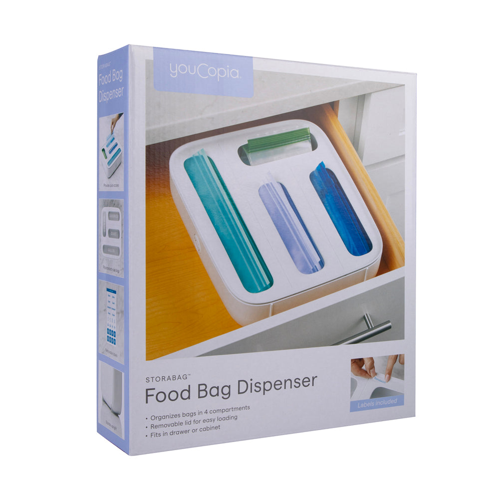 YouCopia StoraBag Food Bag Dispenser 4 Slot