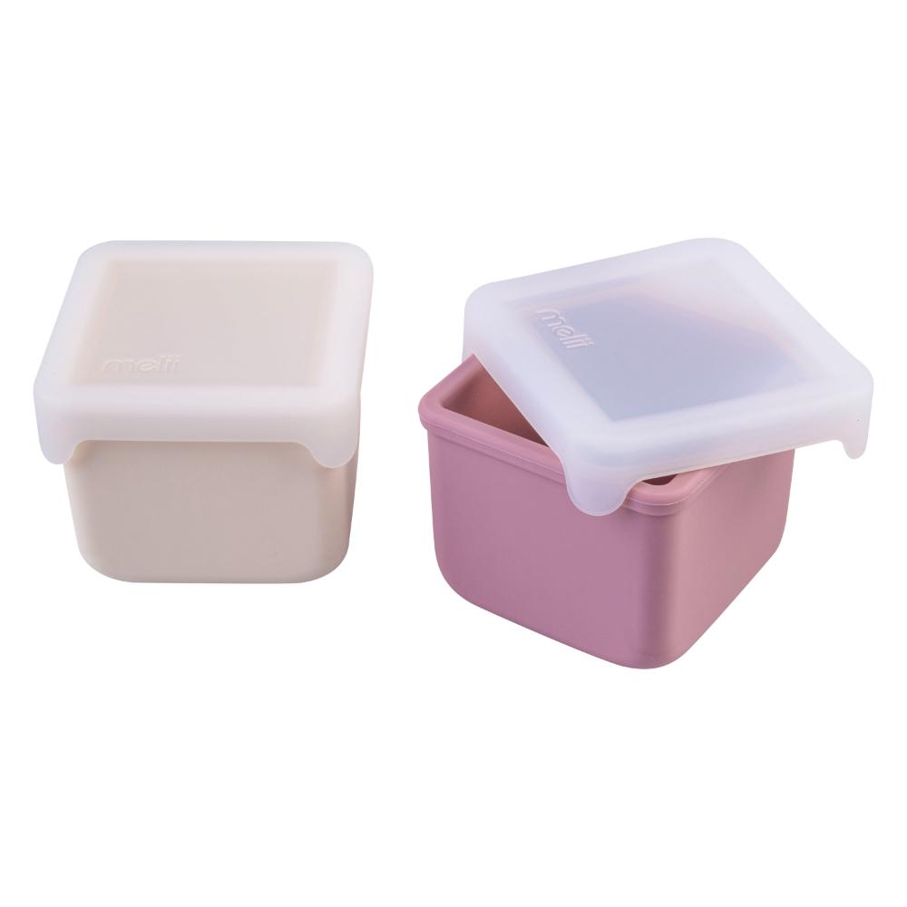 Melii Luxe Set of 2 Silicone Snack Containers 236ml