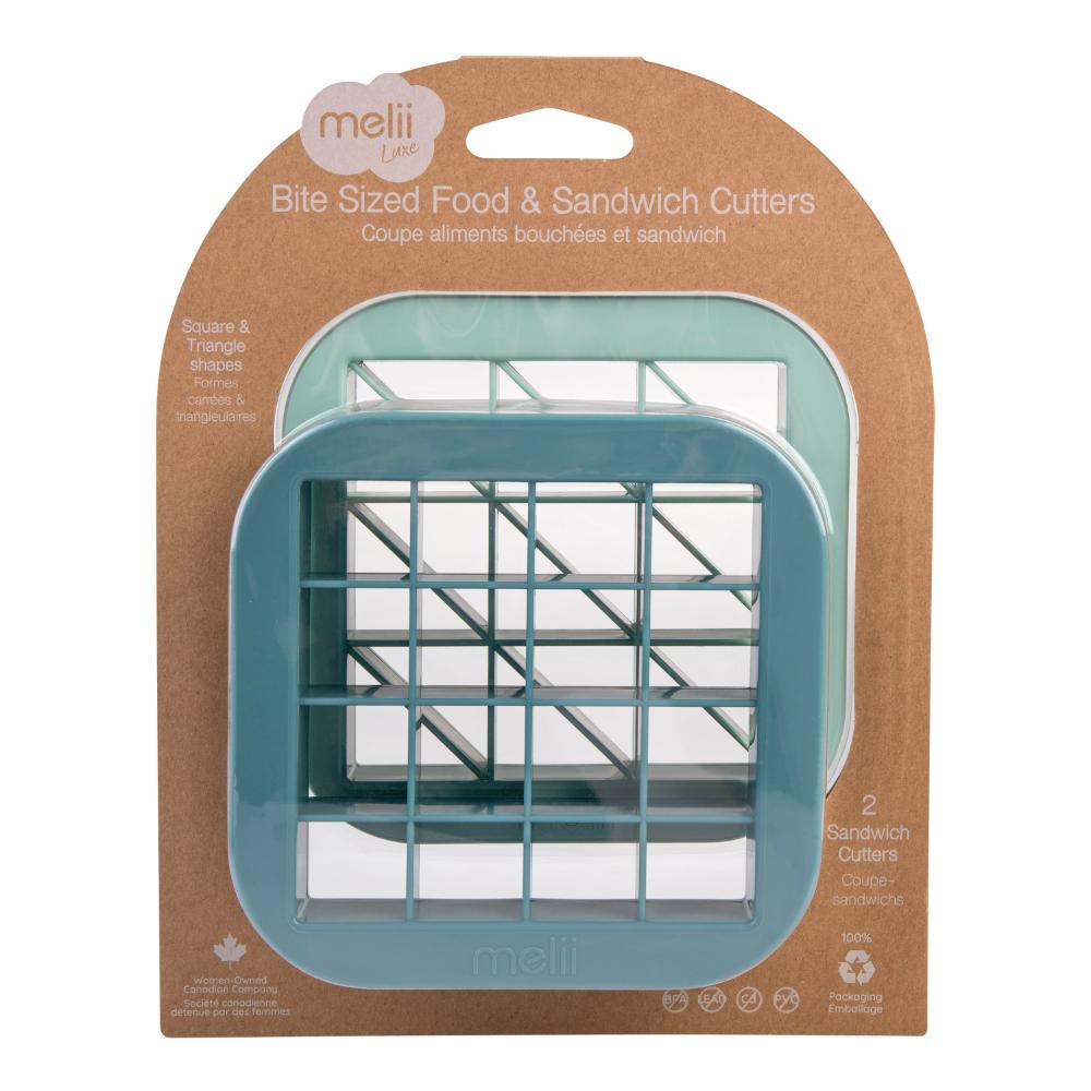 Melii Luxe Set of 2 Bite Size Sandwich Cutters