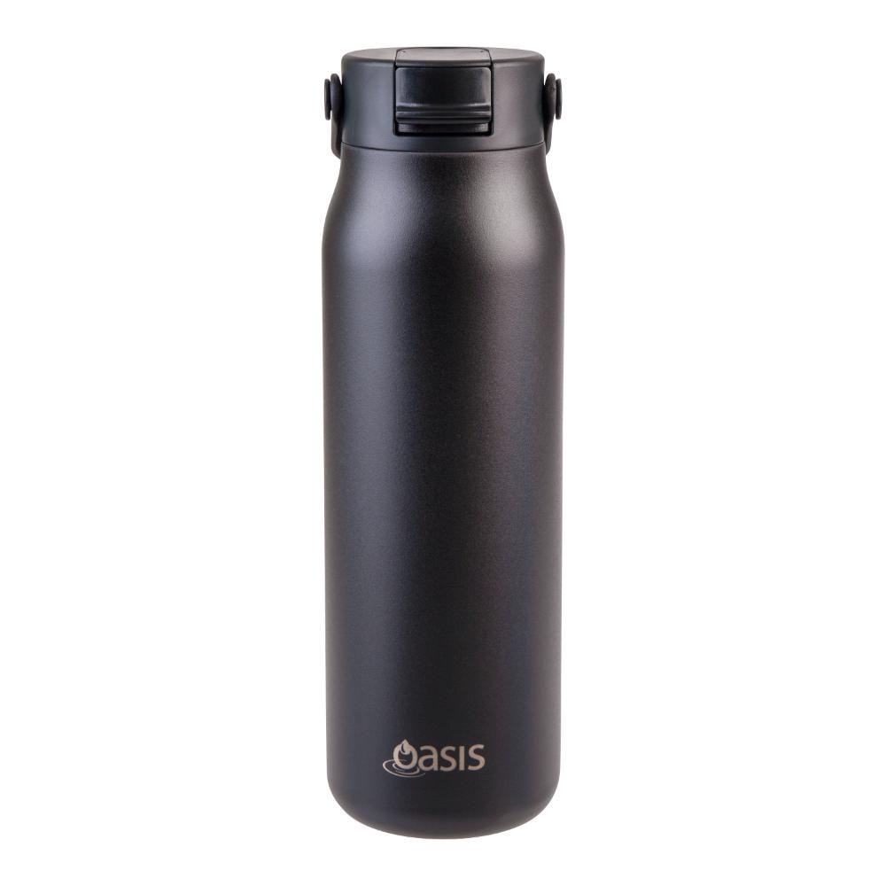 Oasis Ceramic Lined Stainless Steel Double Wall Insulated Sorrento Sipper Bottle 900ml