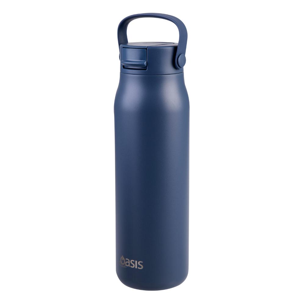 Oasis Ceramic Lined Stainless Steel Double Wall Insulated Sorrento Sipper Bottle 900ml