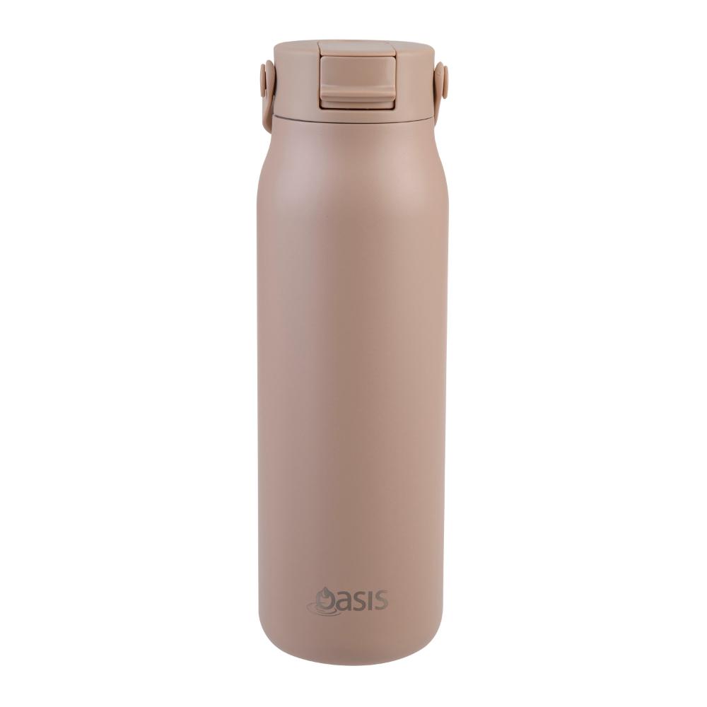Oasis Ceramic Lined Stainless Steel Double Wall Insulated Sorrento Sipper Bottle 900ml