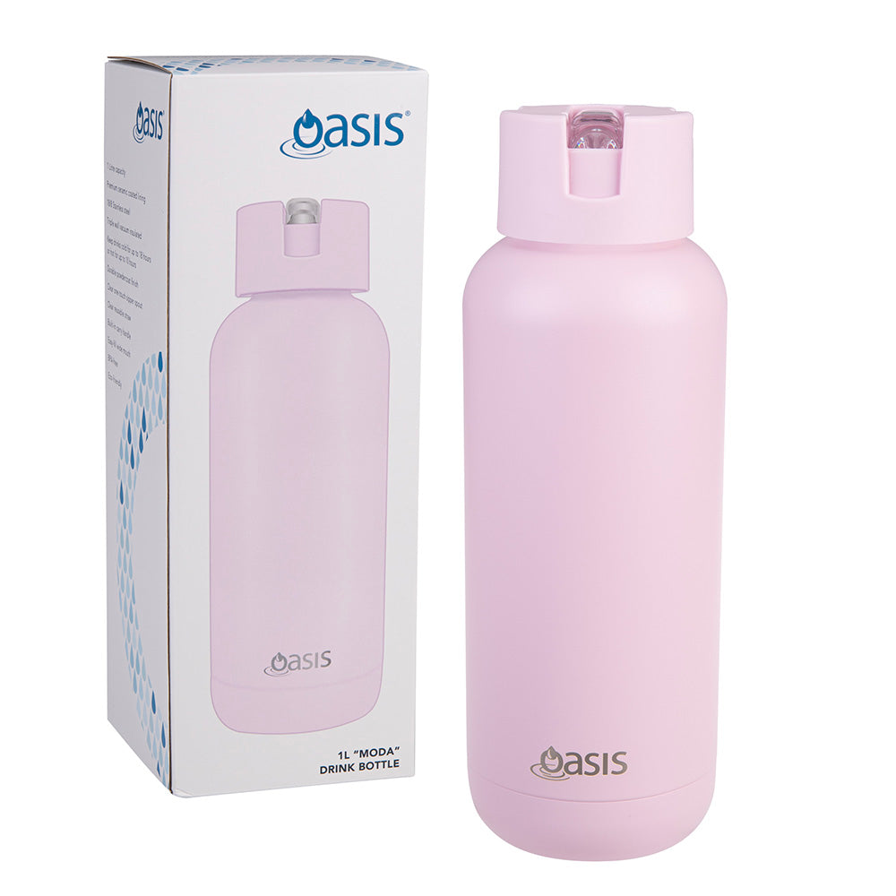 Oasis Moda Triple Wall Insulated Drink Bottle 1L