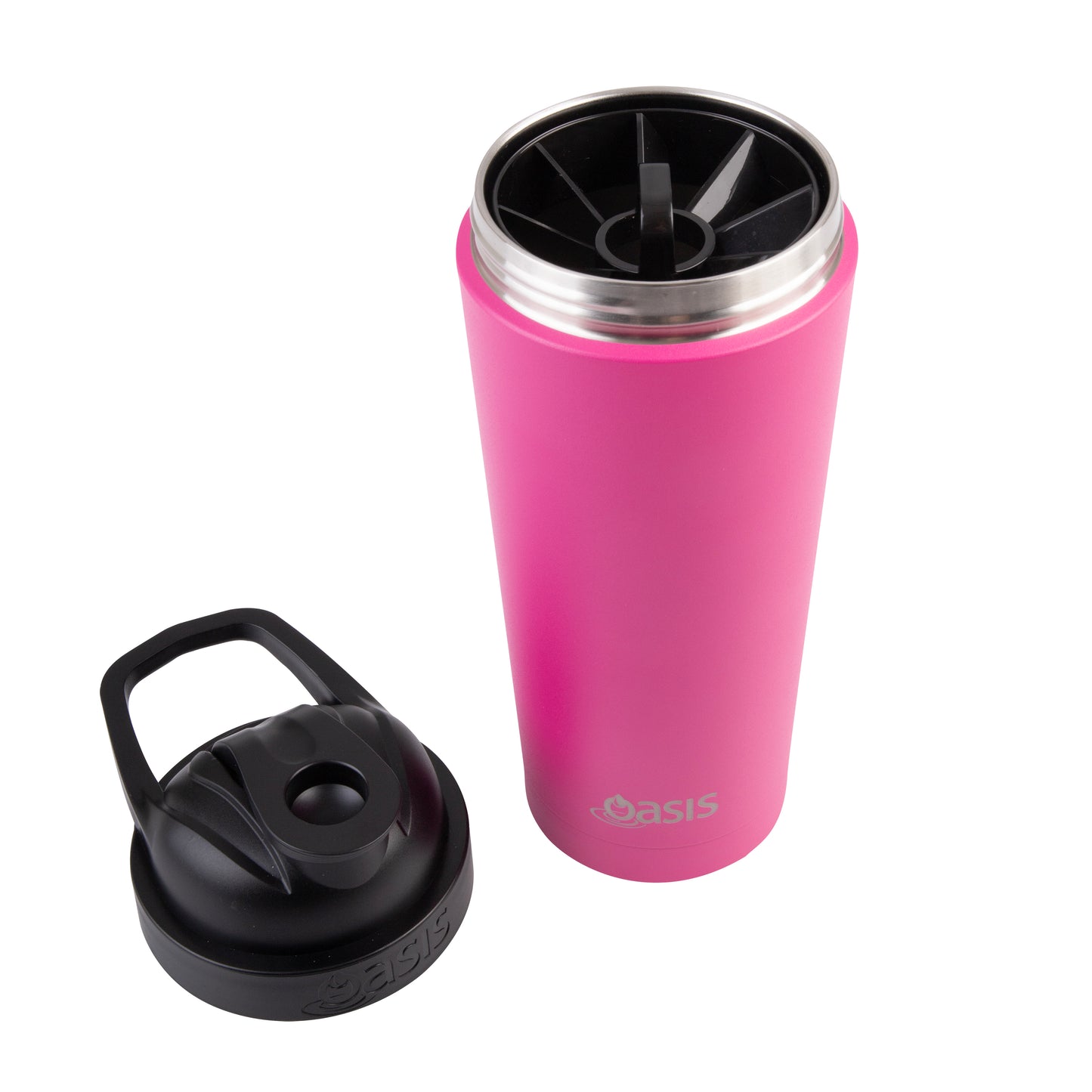 Oasis Stainless Steel Double Wall Insulated Protein Shaker 700ml