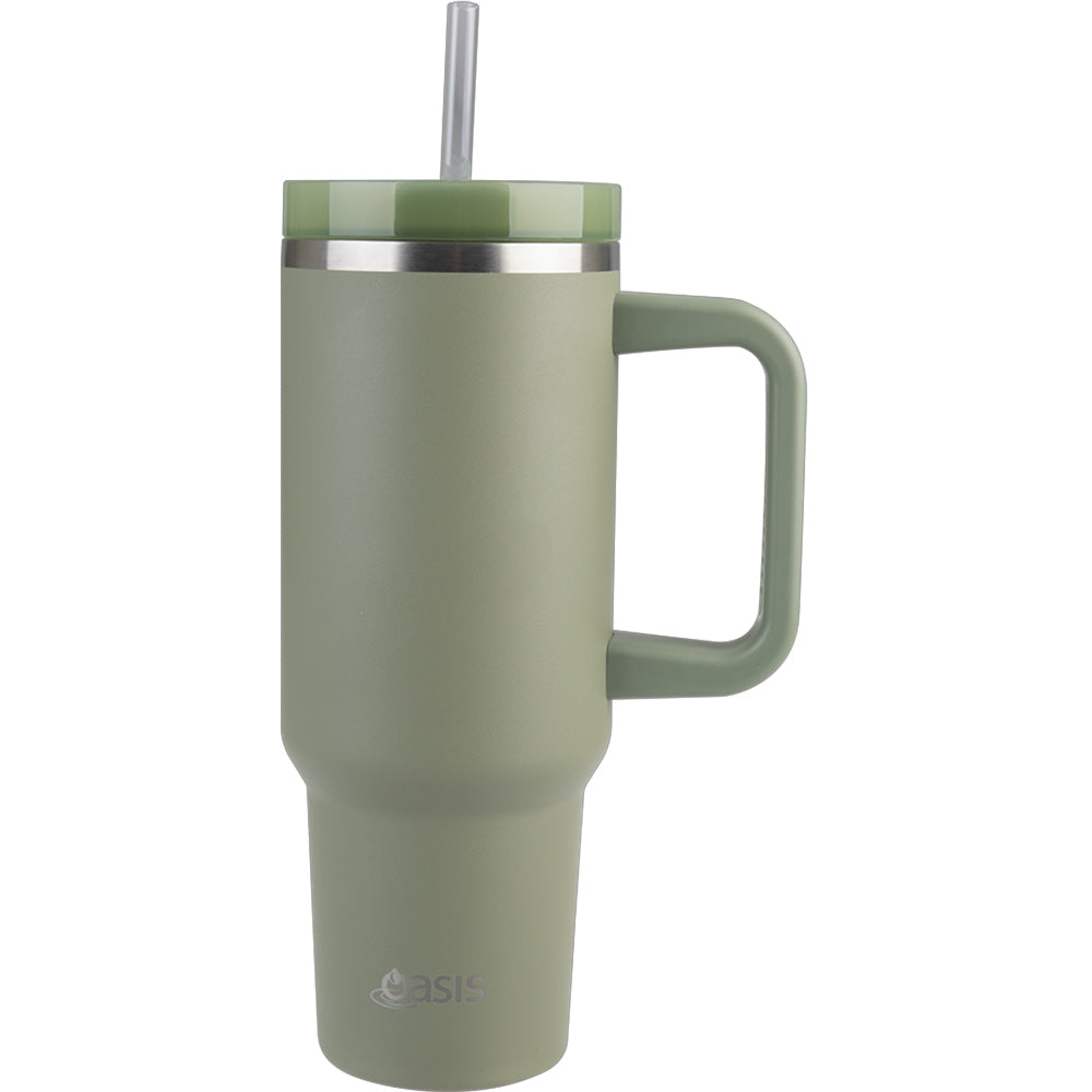 Oasis Stainless Steel Double Wall Insulated Commuter Travel Tumbler 1.2L