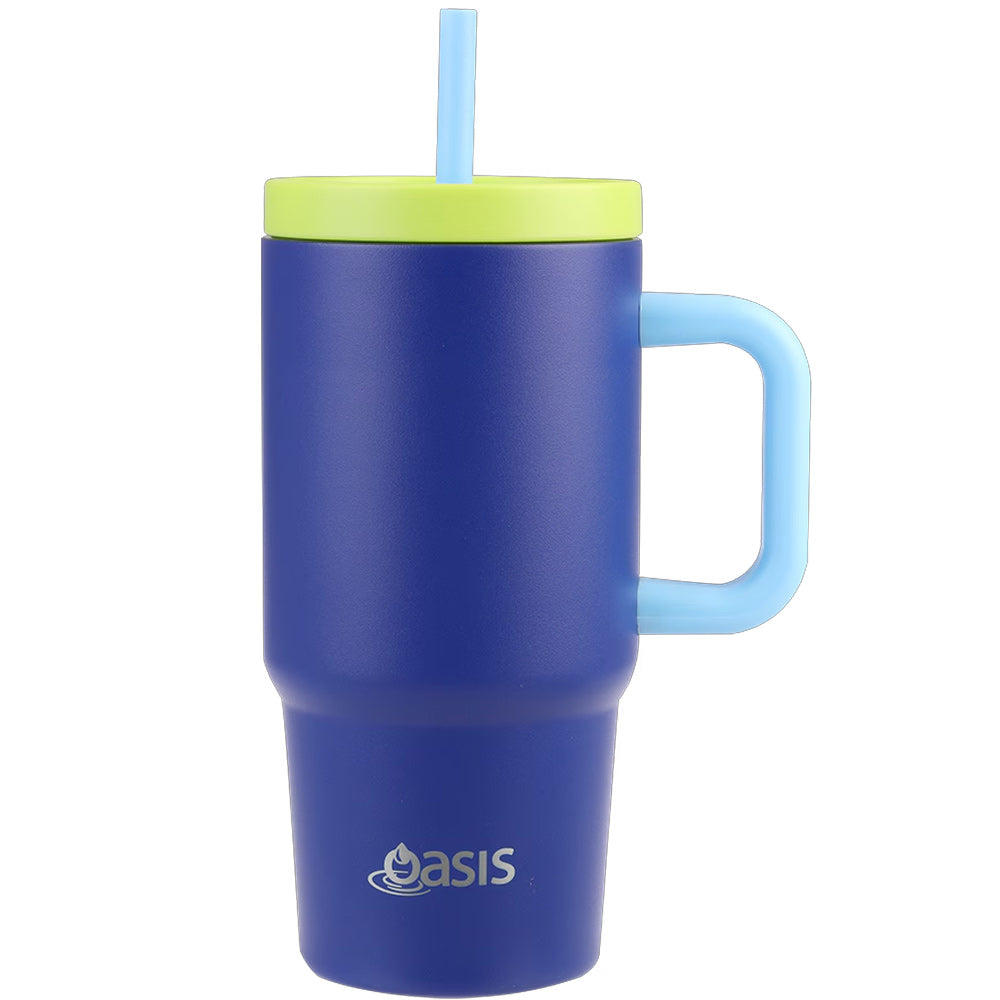 Oasis Stainless Steel Double Wall Insulated Jnr Commuter Travel Tumbler 700ml