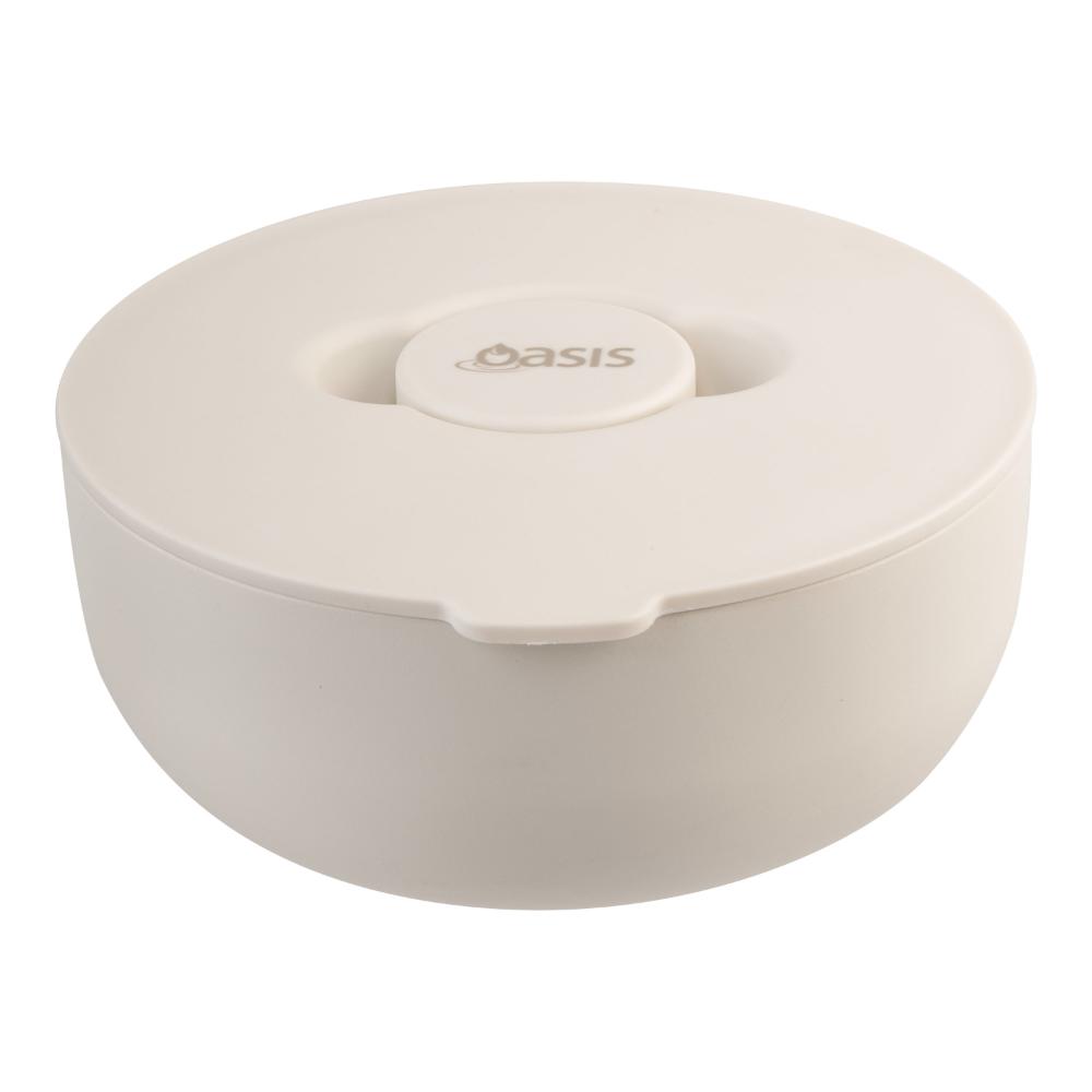 Oasis Stainless Steel Double Wall Insulated Fresh'N'Go Lunch Bowl 950ml