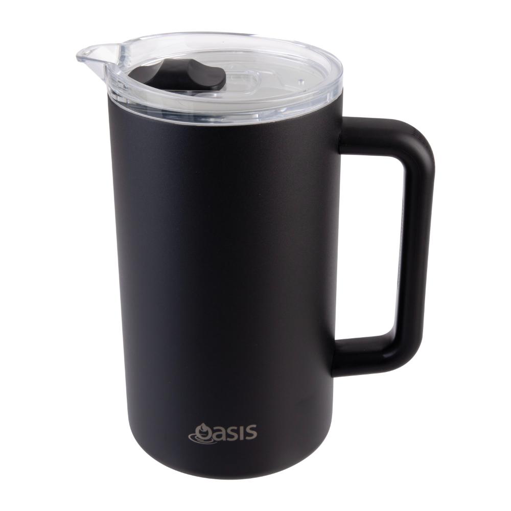 Oasis Ceramic Lined Stainless Steel Triple Wall Insulated Water Pitcher