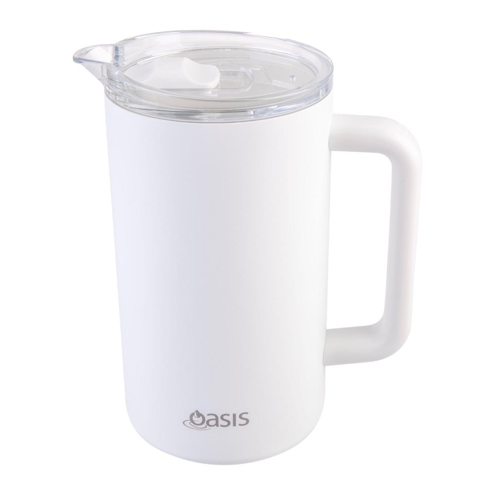 Oasis Ceramic Lined Stainless Steel Triple Wall Insulated Water Pitcher