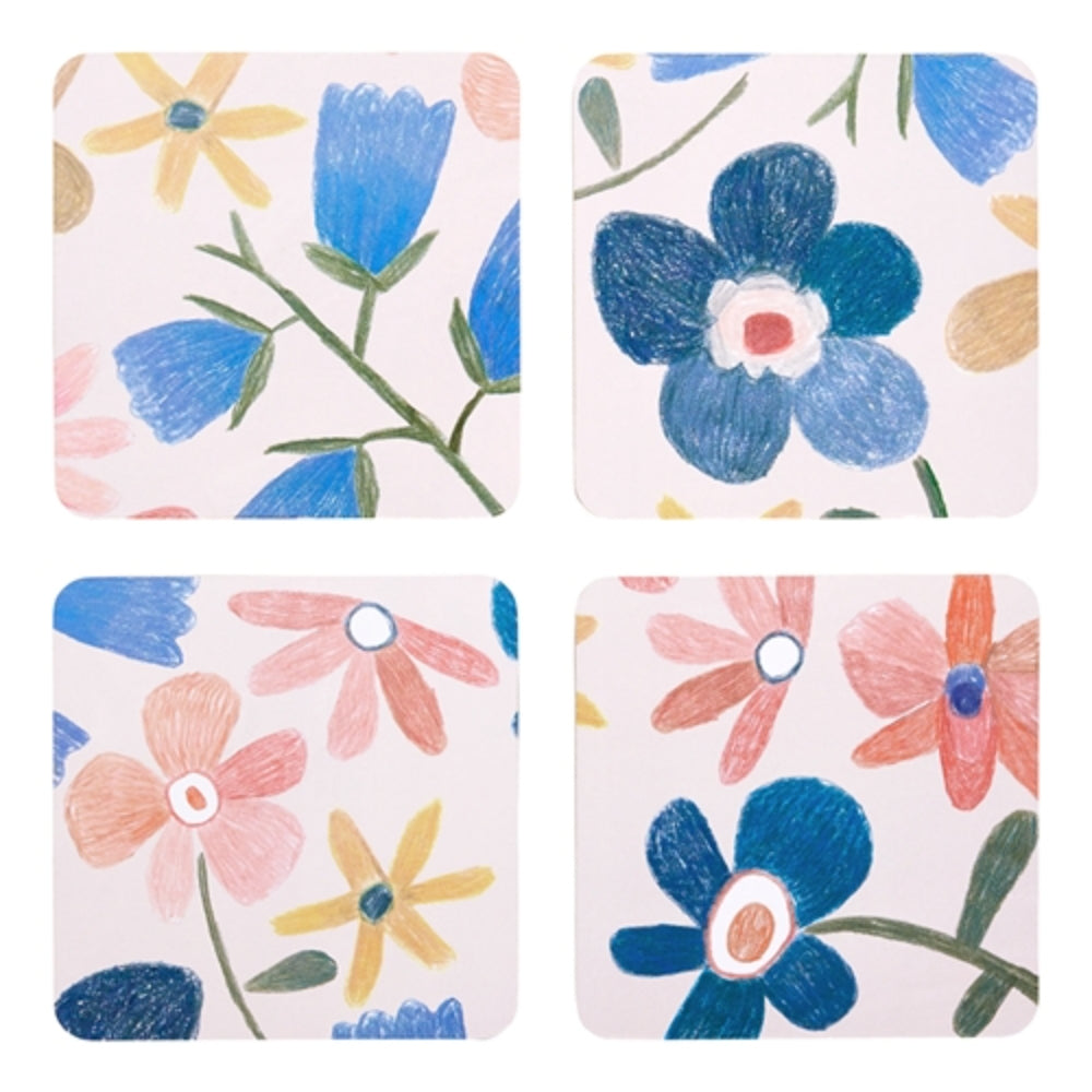 Ecology Set of 4 Coasters 10cm