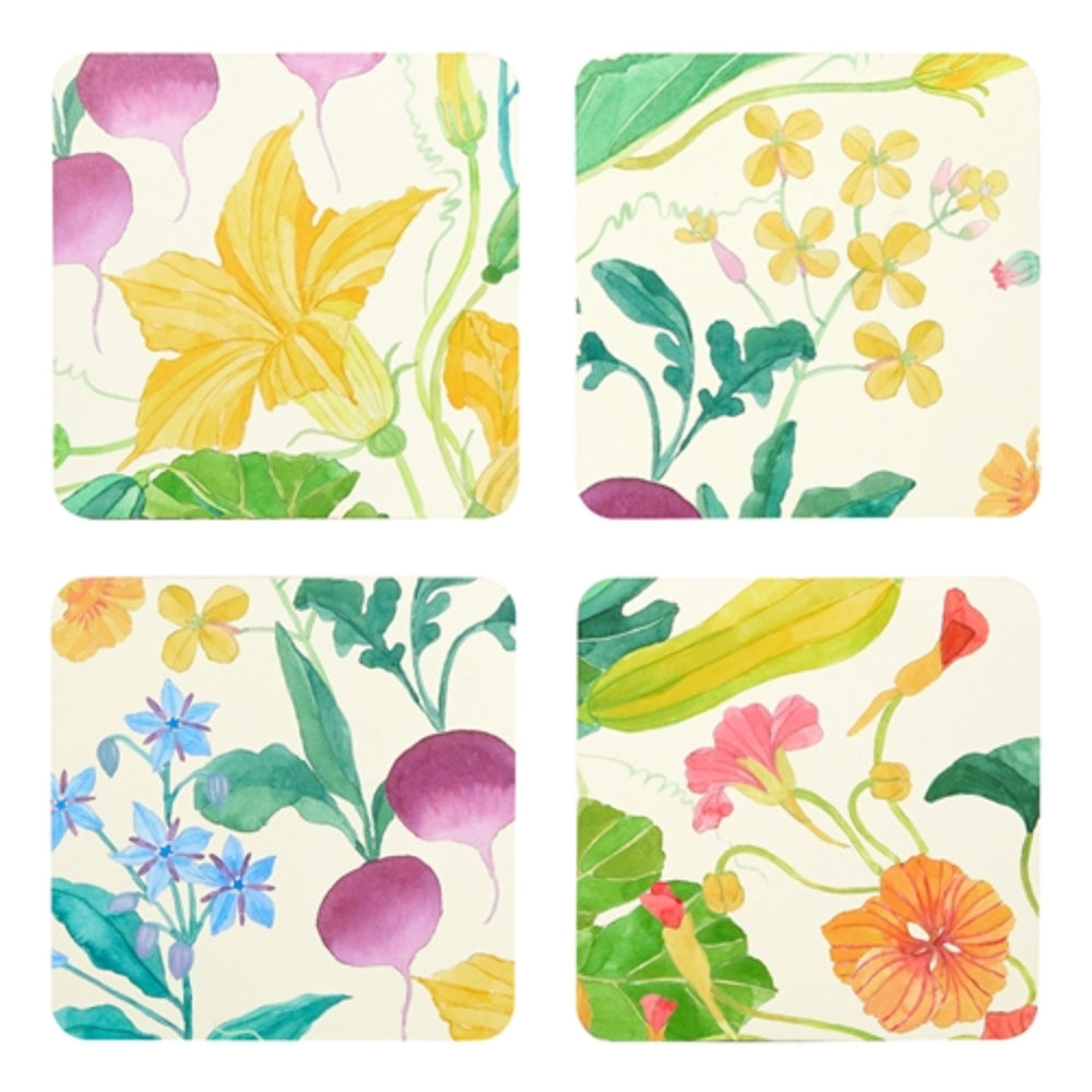 Ecology Set of 4 Coasters 10cm