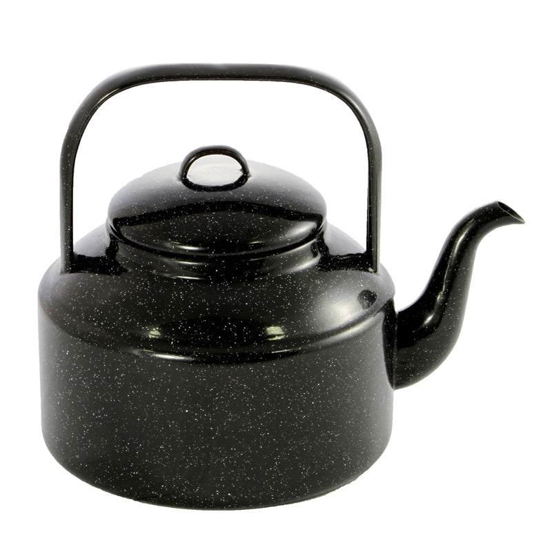 Falcon Tea Kettle 2L Black & White Speckle