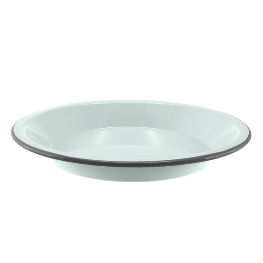 Falcon Round Pie Plate 25cm Duck Egg Blue & Grey