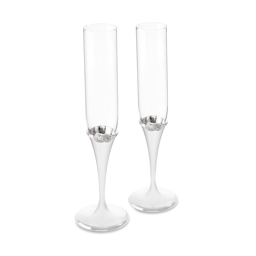 Vera Wang Wedgwood Infinity Toasting Flute Pair