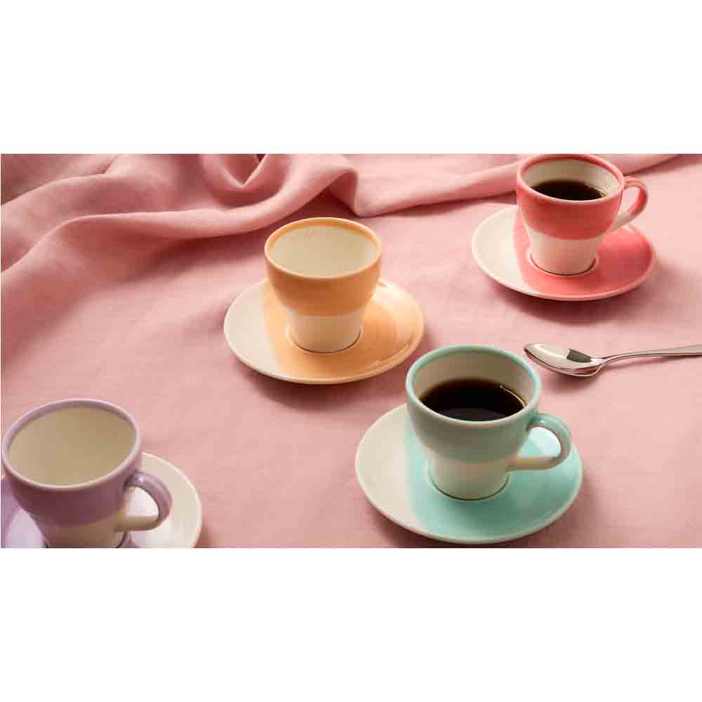 Royal Doulton 1815 Bright Set of 4 Cappuccino And Saucer Set