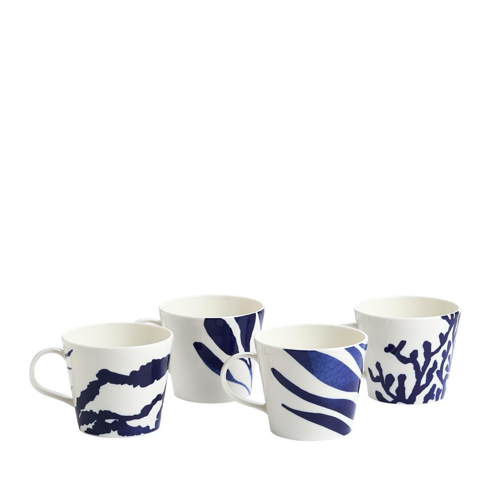 Royal Doulton Set of 4 Pacific Assorted Mugs 400ml