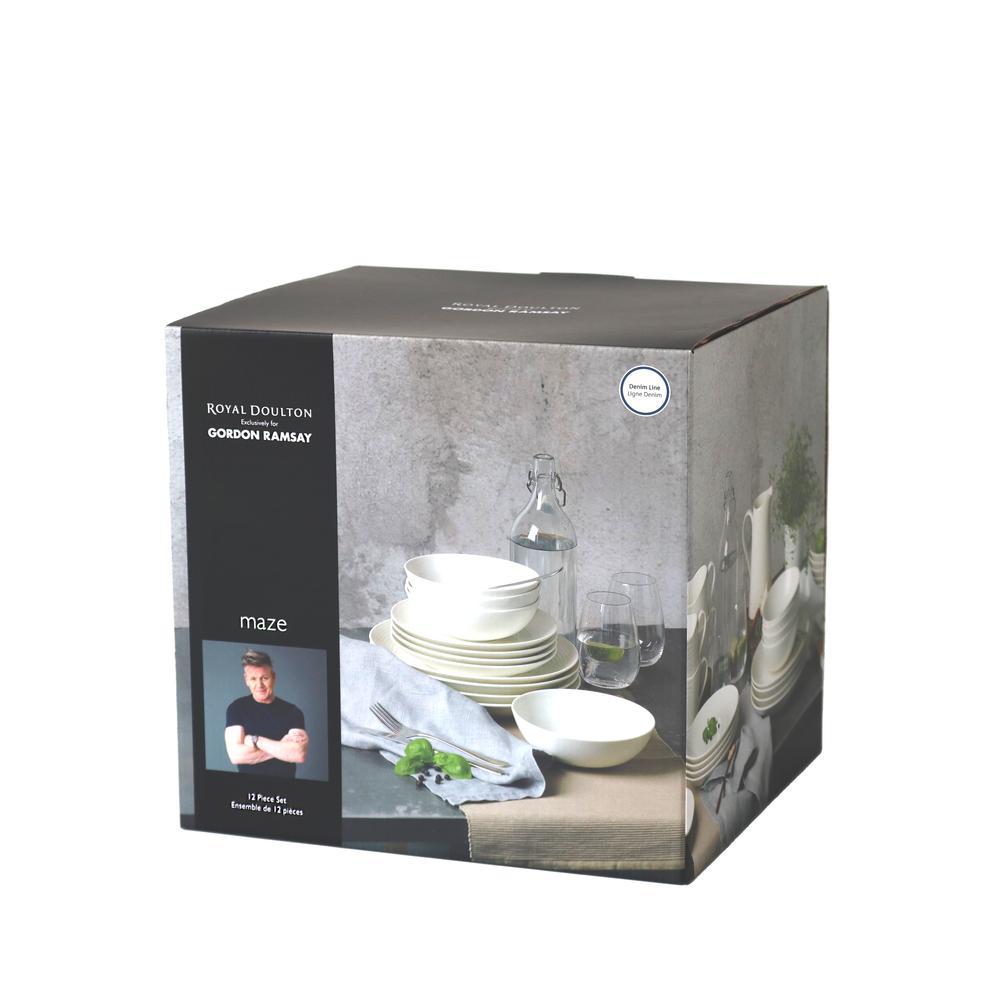 Gordon Ramsay Maze by Royal Doulton 12 Piece Set