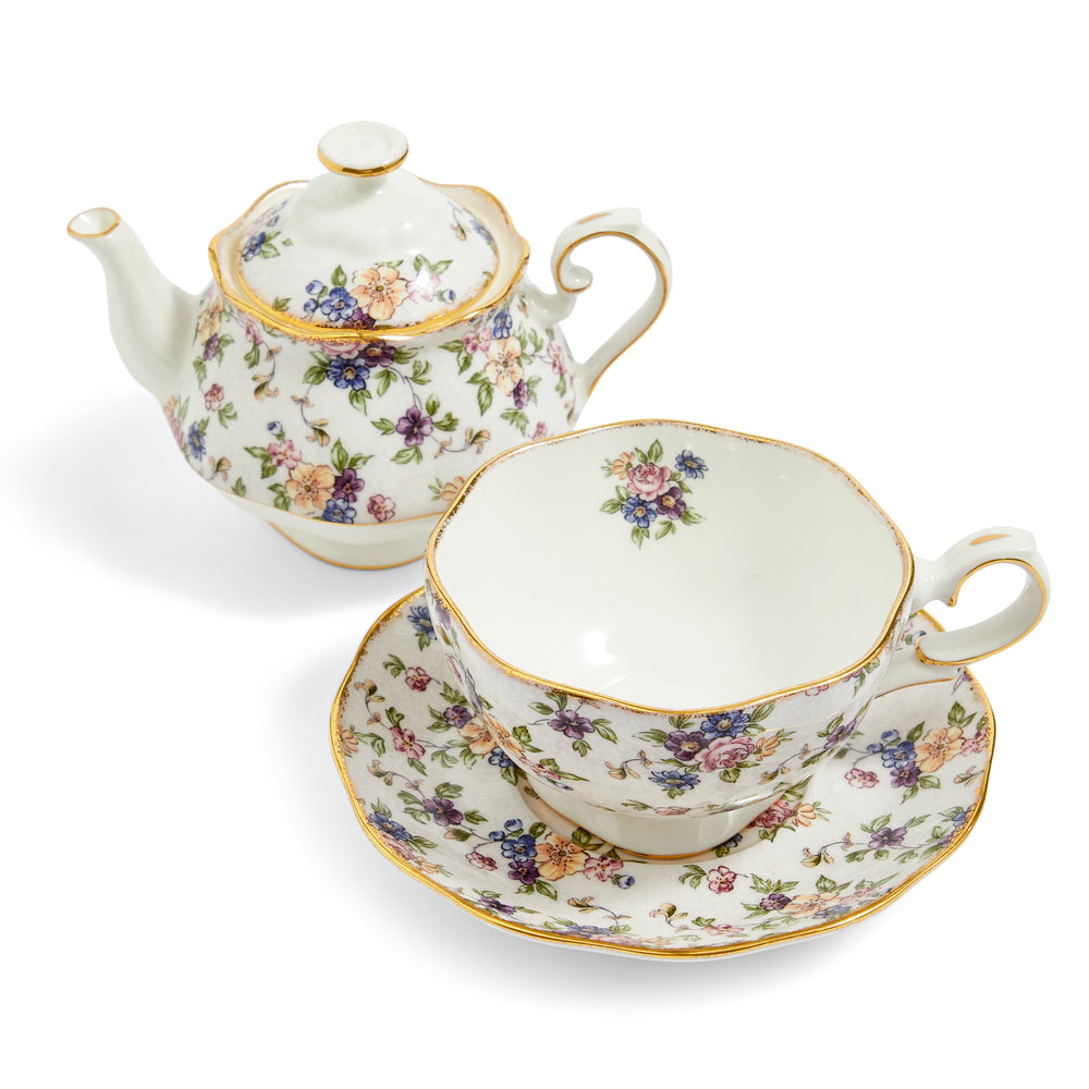 Royal Albert 100 Years Tea For One English Chintz 1940