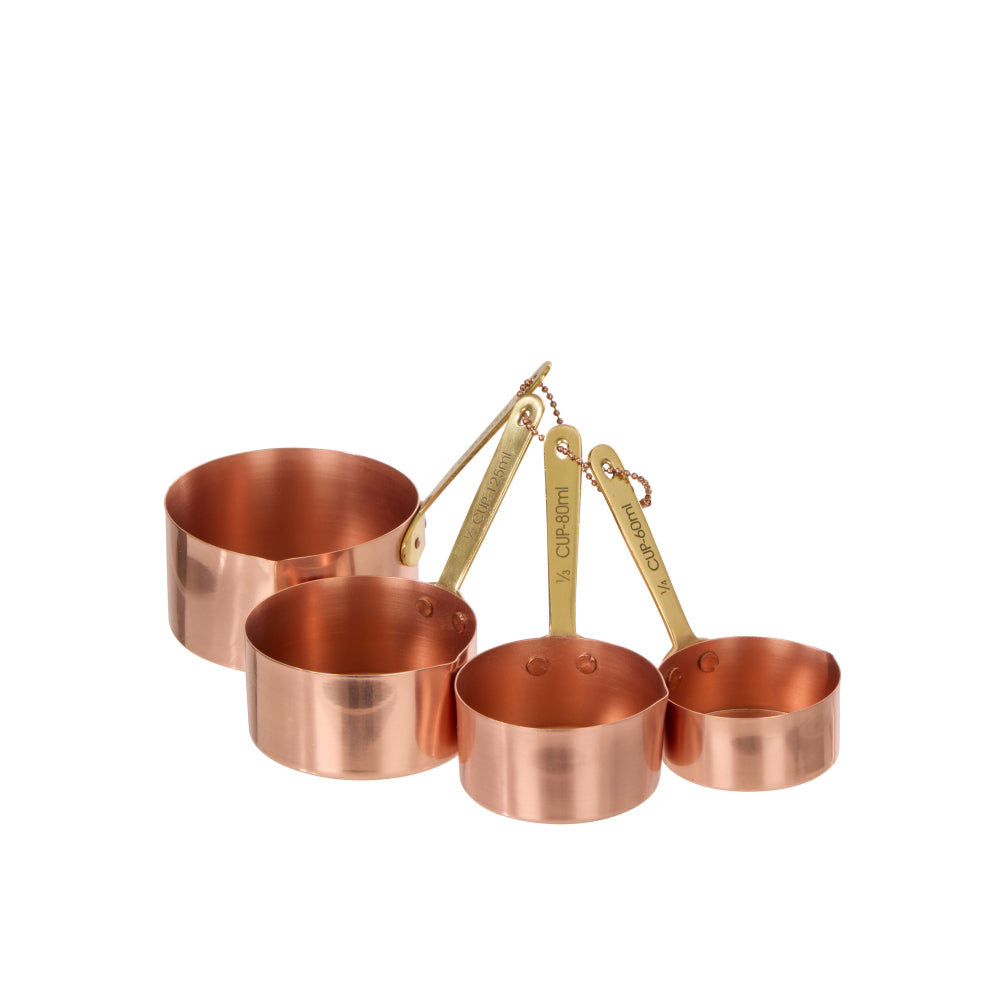 Davis & Waddell Heritage Copper & Brass Measuring Cup Set