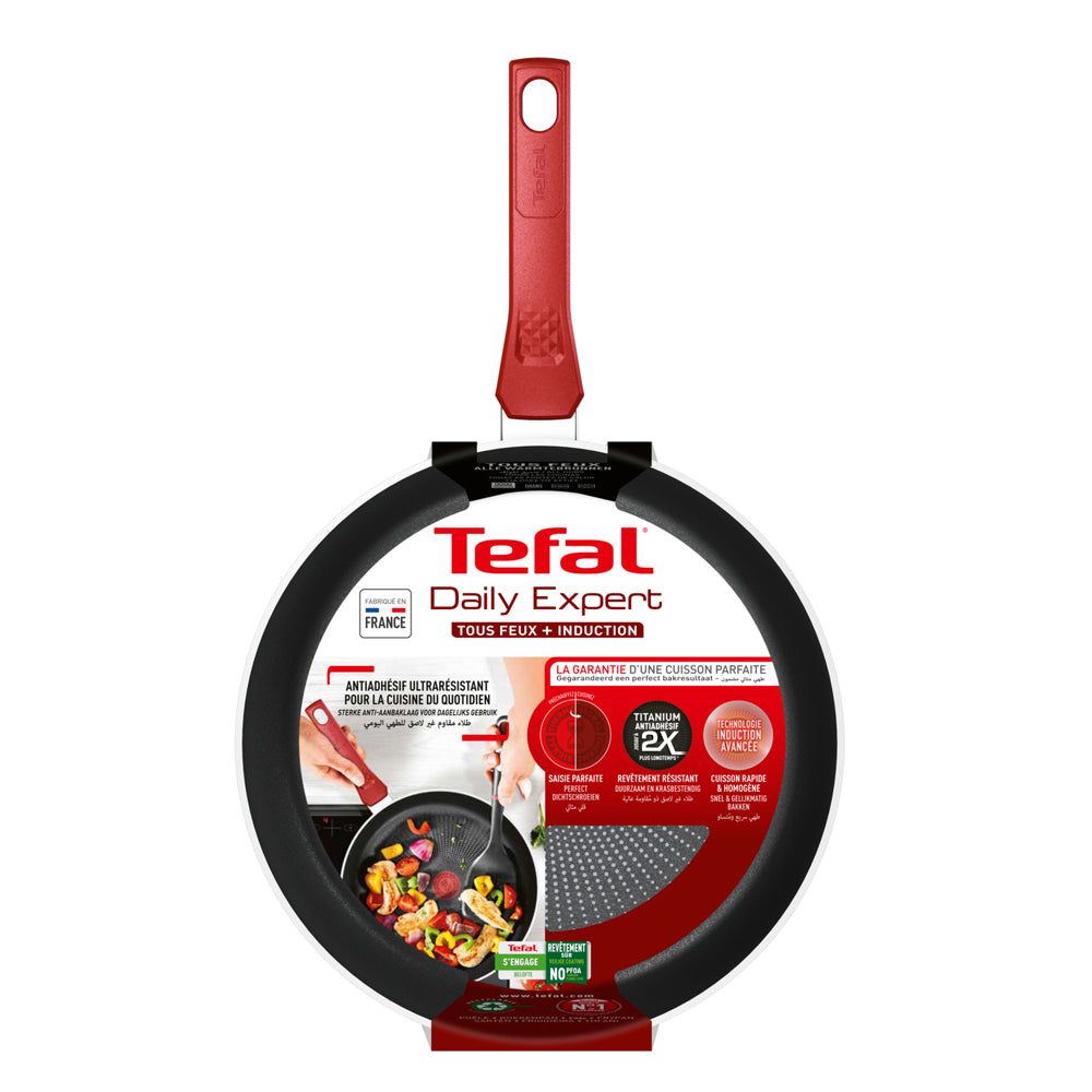 Tefal Daily Expert Red Non-Stick Frypan