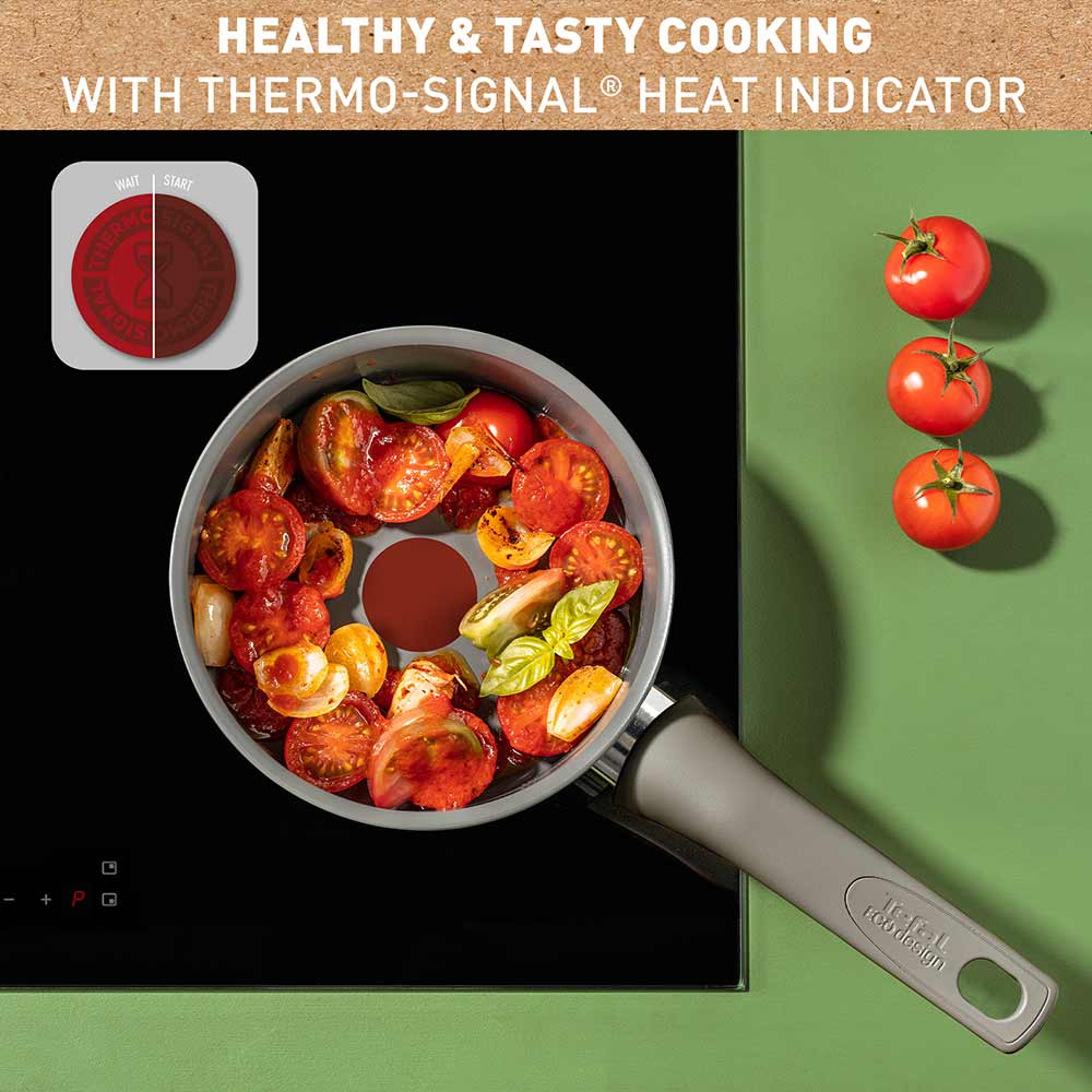 Tefal Revive Ceramic Induction Non-Stick Saucepan 18cm infographic at Robins Kitchen