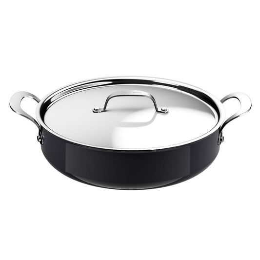 Tefal by Jamie Oliver Ceramic Enjoy Shallow Pan 30cm with Pan Protector - Robins Kitchen