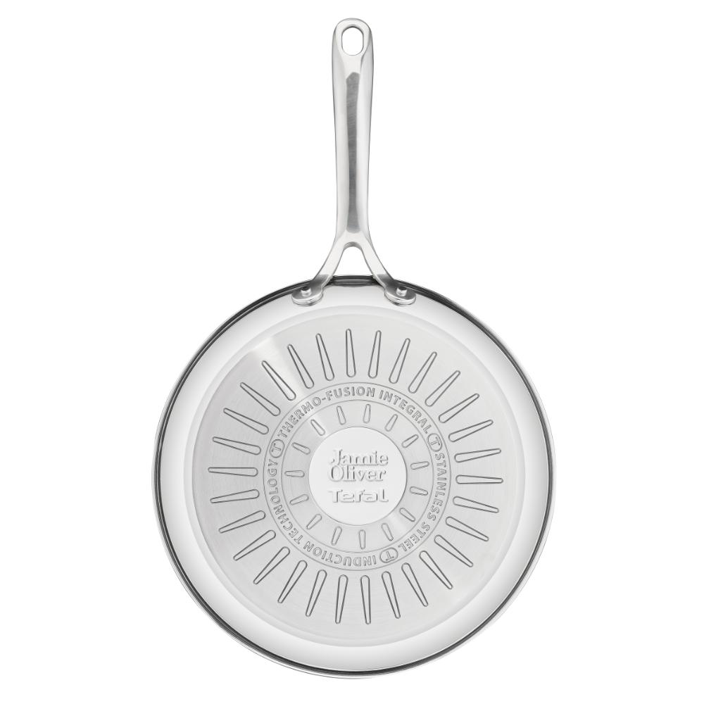 Jamie Oliver by Tefal Cook Smart Induction Stainless Steel Frypan 24cm - Robins Kitchen