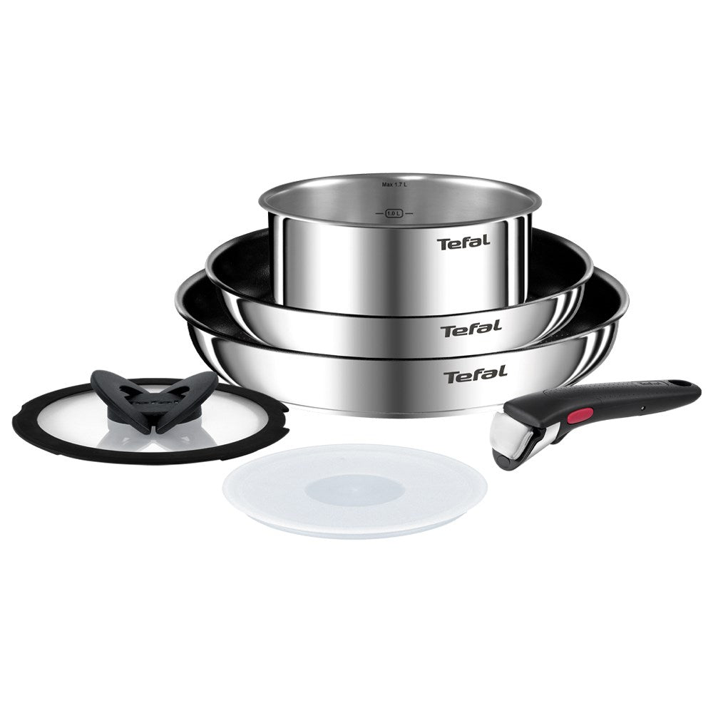 Tefal Ingenio Emotion 6 Piece Induction Non-stick Stainless Steel Cookware Set