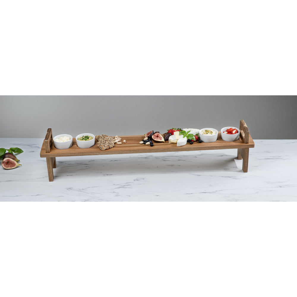 Ladelle Gather Tapas Plank Serving Board With Bowls