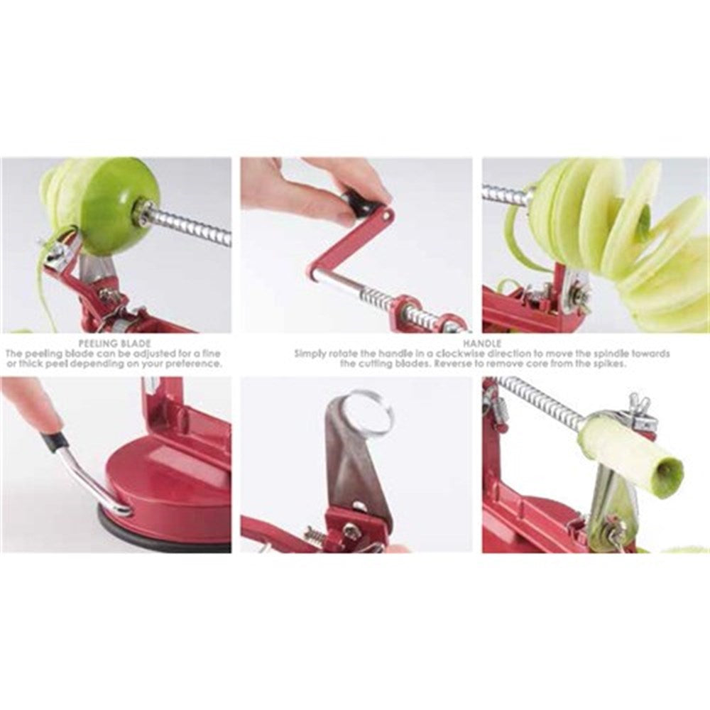 Scullery Essentials Apple Peeler Red