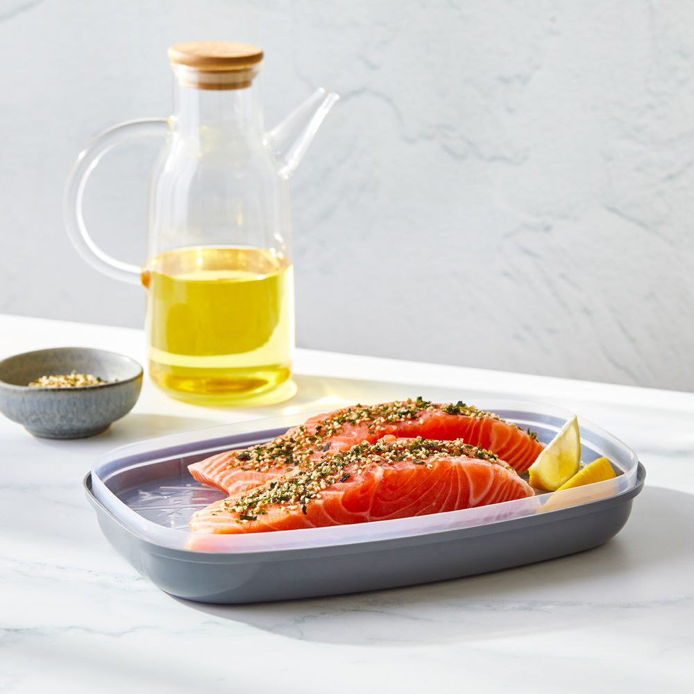 Microwave Fish Steamer Fresh De Chef Pronto with Lid at Robins Kitchen