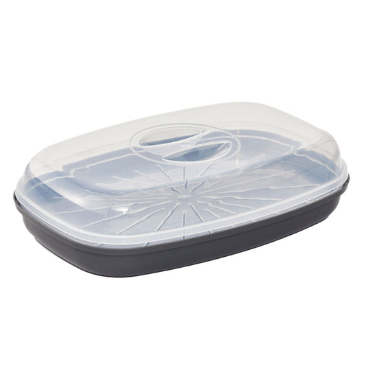 Microwave Fish Steamer Fresh De Chef Pronto with Lid at Robins Kitchen