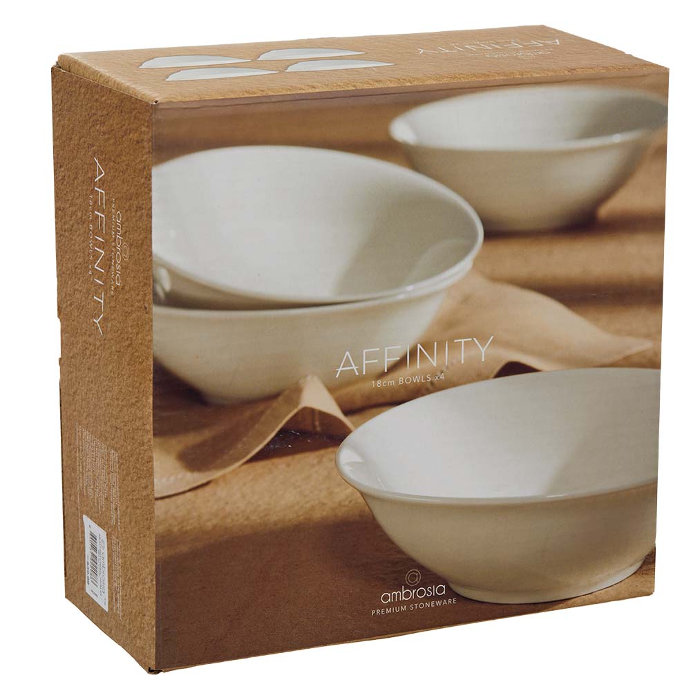 Ambrosia Affinity Set of 4 Bowl