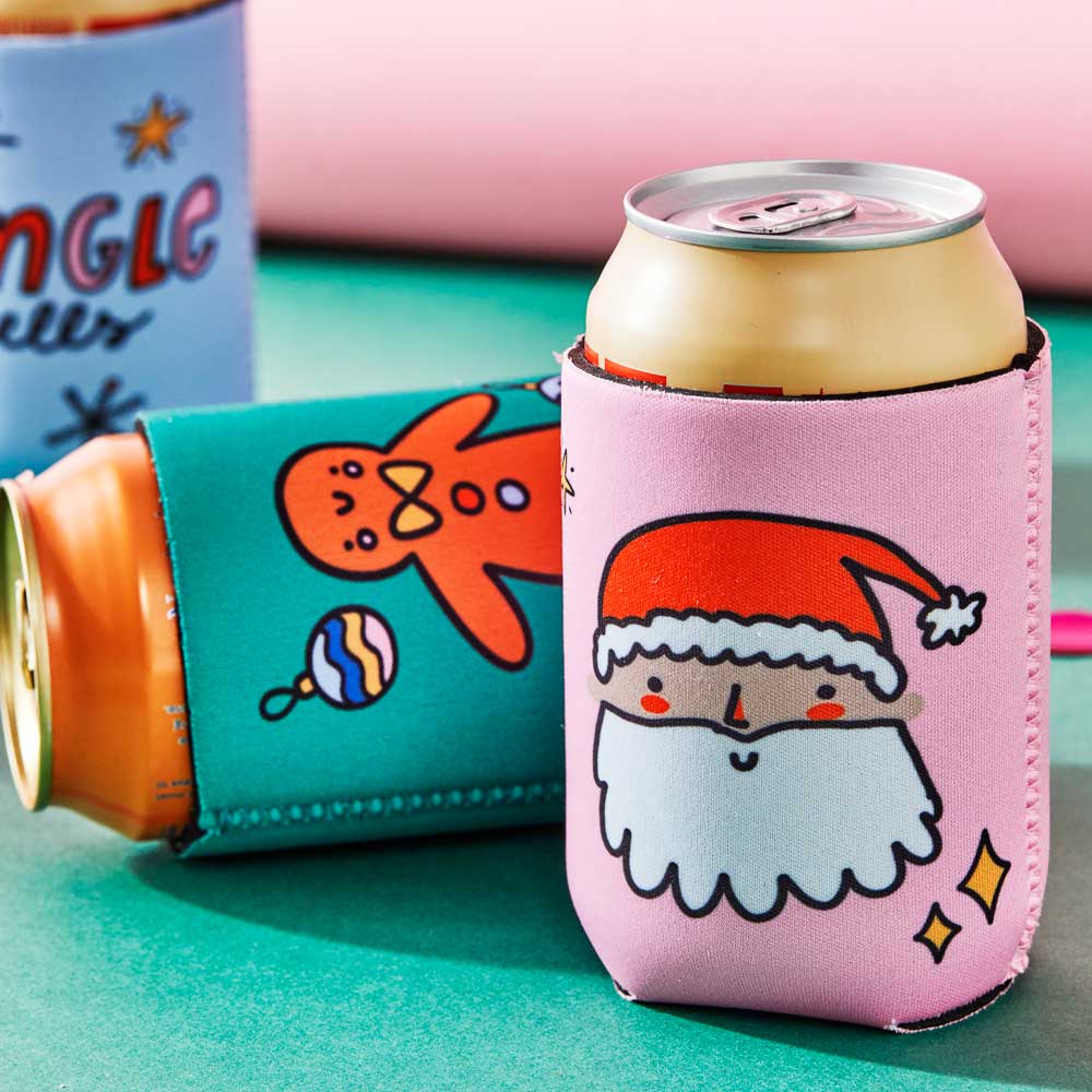 Ambrosia Santas Workshop Stubby Holder - Designs May Vary