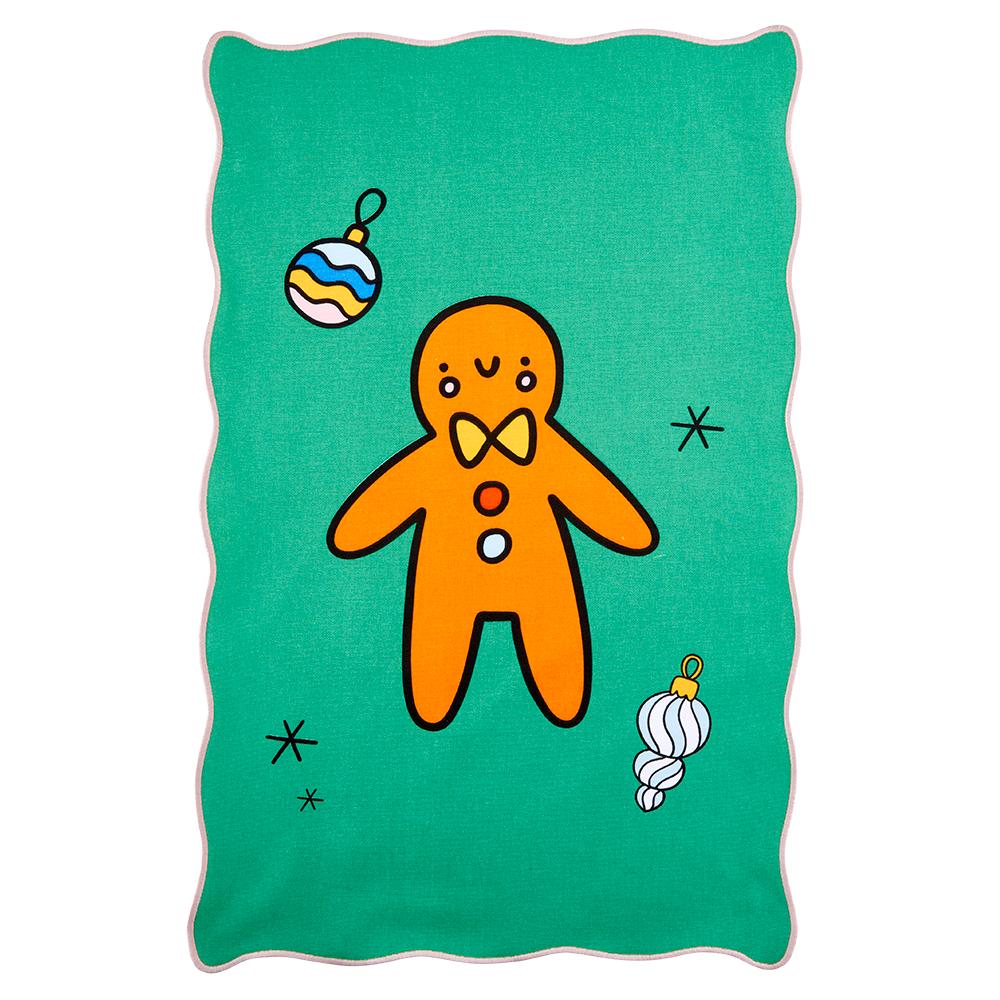 Ambrosia Santas Workshop Gingerbread Teatowel