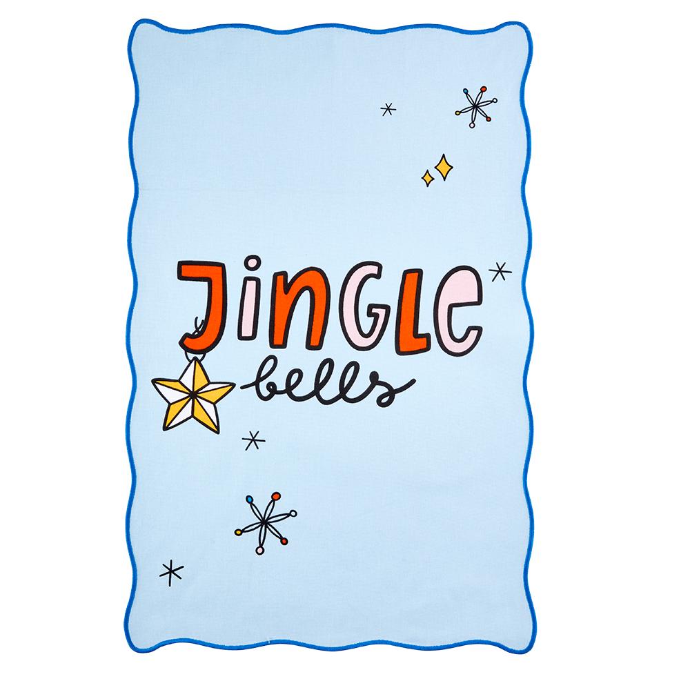 Ambrosia Santas Workshop Jingle Bells Tea towel