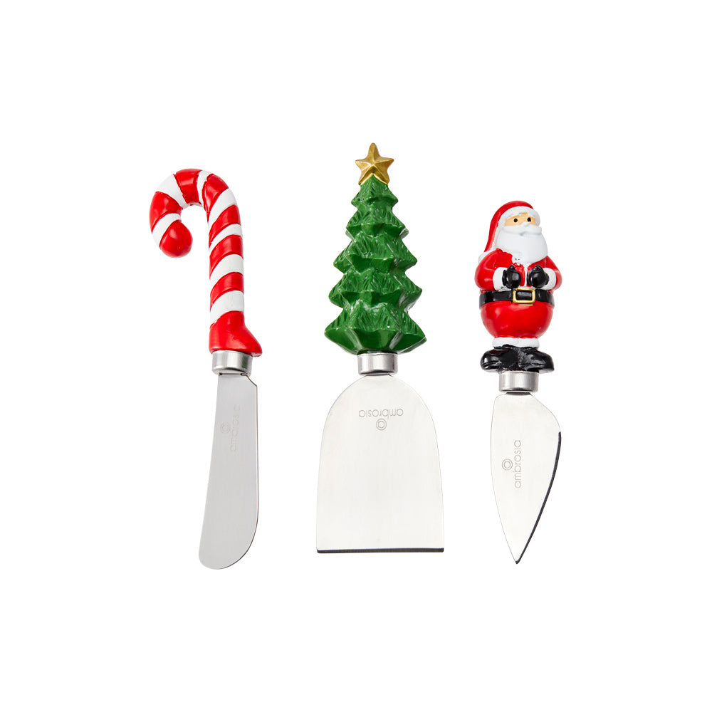 Ambrosia Santas Workshop Christmas Cheese Knife