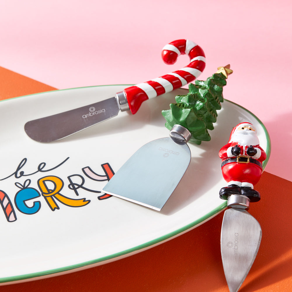 Ambrosia Santas Workshop Cheese Knife - Surprise Stocking Filler