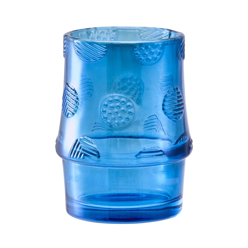 Ambrosia Azure Set of 4 Stacking Fish Glasses