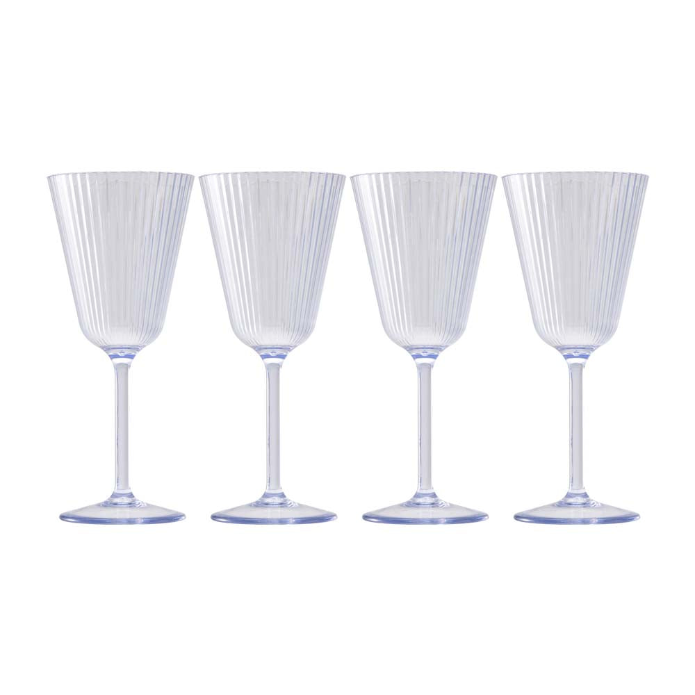 Ambrosia Azure Set of 4 Champagne Glasses 310ml