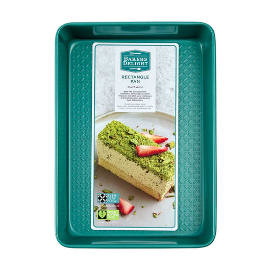 Bakers Delight Cuisson Green Rectangle Pan Image at Robins Kitchen