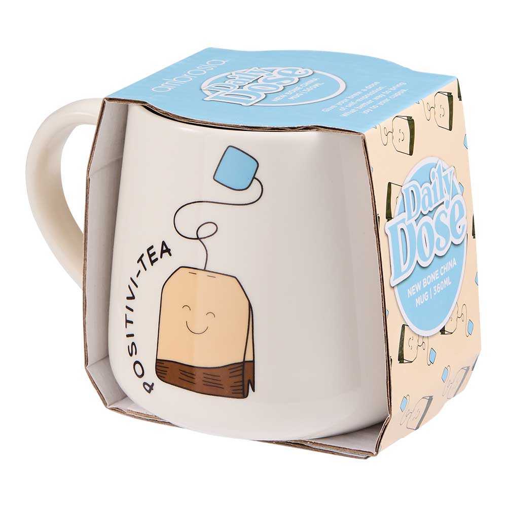 Ambrosia Daily Dose Mug 360ml Positivi-tea at Robins Kitchen
