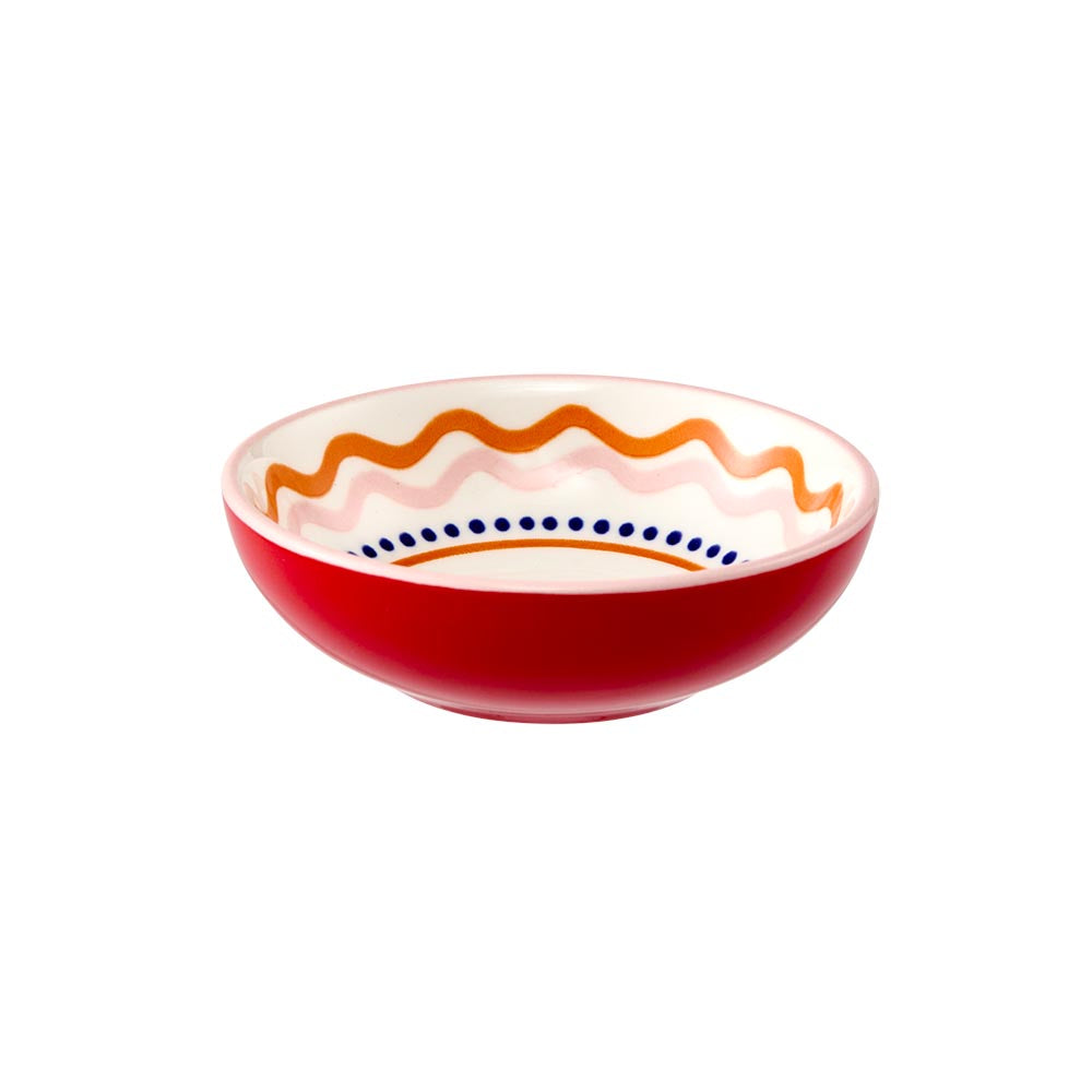 Ambrosia Siena Shallow Dip Bowl red - Robins Kitchen